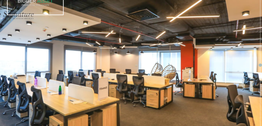 Fully Finished Office in New Cairo – Steps from South Teseen