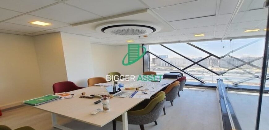 Fully Finished Office in New Cairo – One Katamya